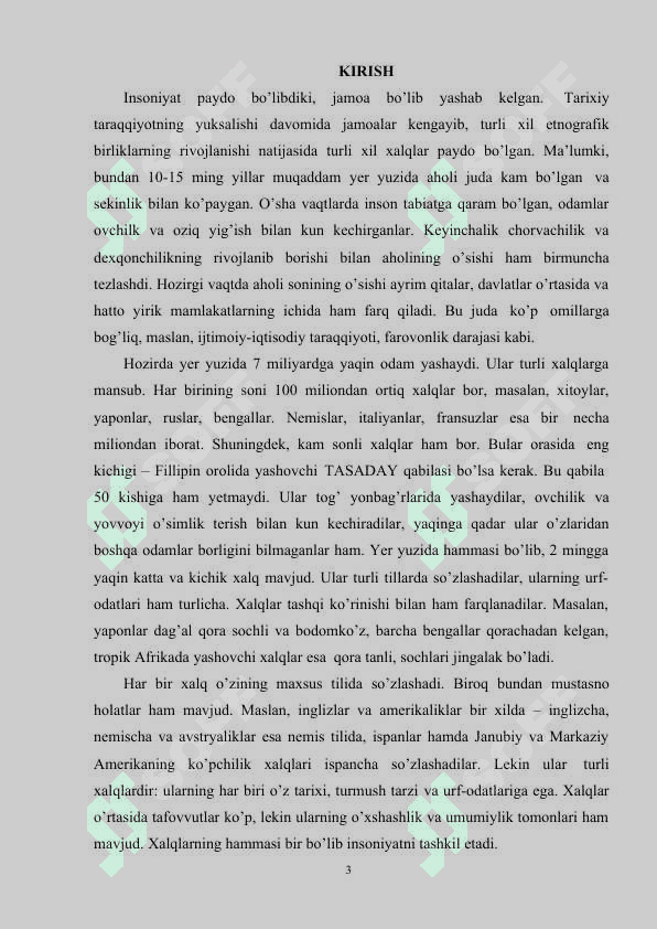 Dunyo xalqlarining tarkibiy tuzulmalari va uning geografik manzarasi 3