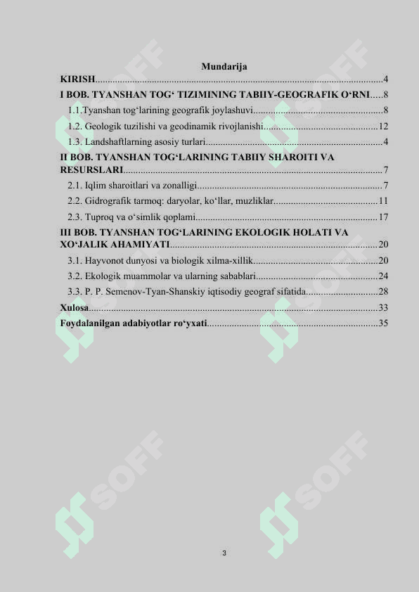Tyanshan tog‘ tizimiga tabiiy geografik tavsifi 2