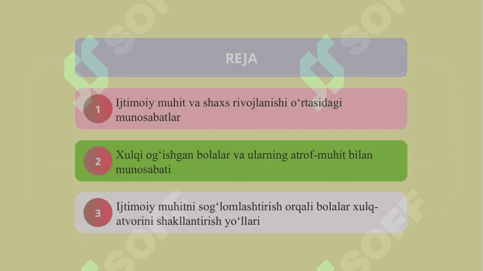 Ijtimoiy muhitning bolalar xulq-atvoriga ta’siri slayd 2