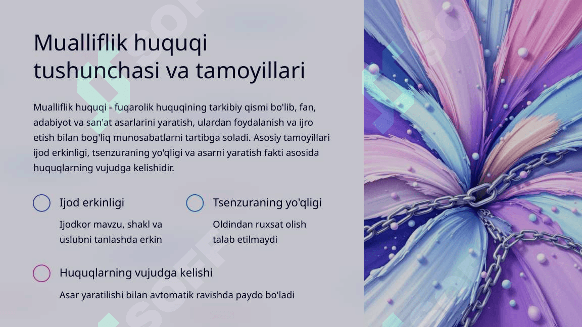 Mualliflik huquqi: Intellektual mulkni himoya qilish 2