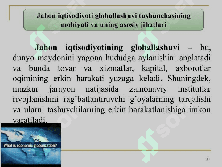 Jahon iqtisodiyoti globallashuvi 3