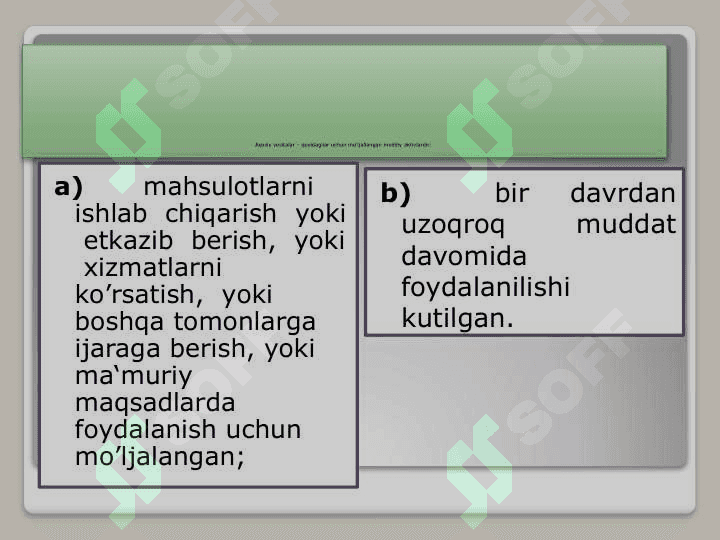 Asosiy vositalar hisobining ahamiyati  va vazifalari 4