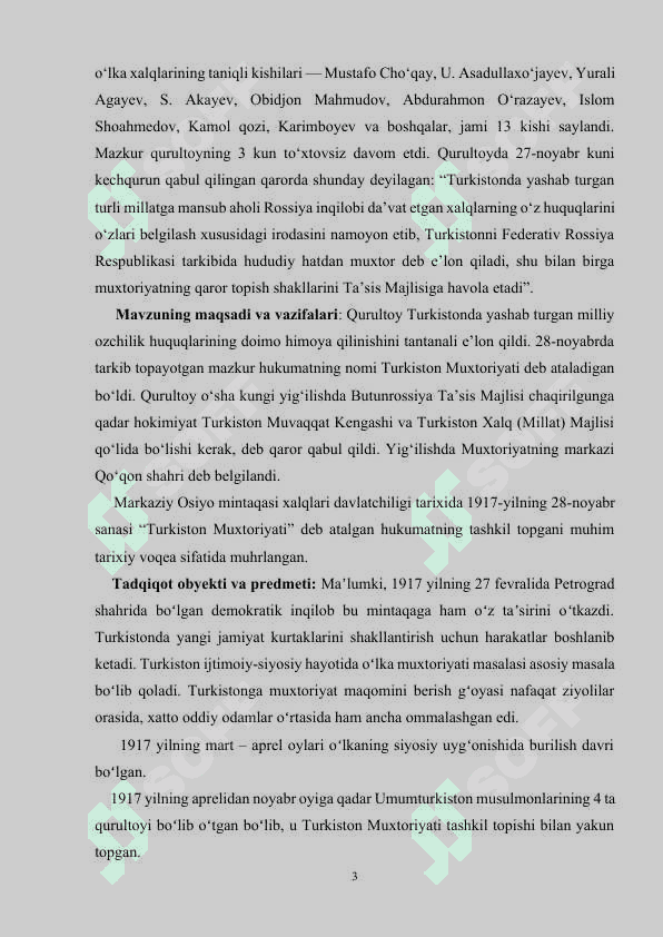 Turkiston muxtoriyati 3