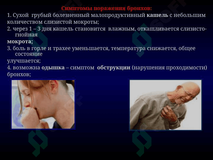 Острый бронхит, хронический бронхит, ХОБЛ 6