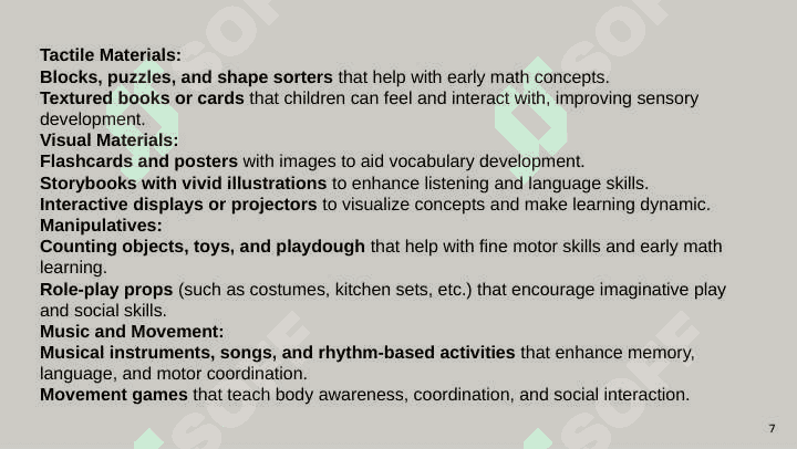 Microteaching using materials for preschool learners 7