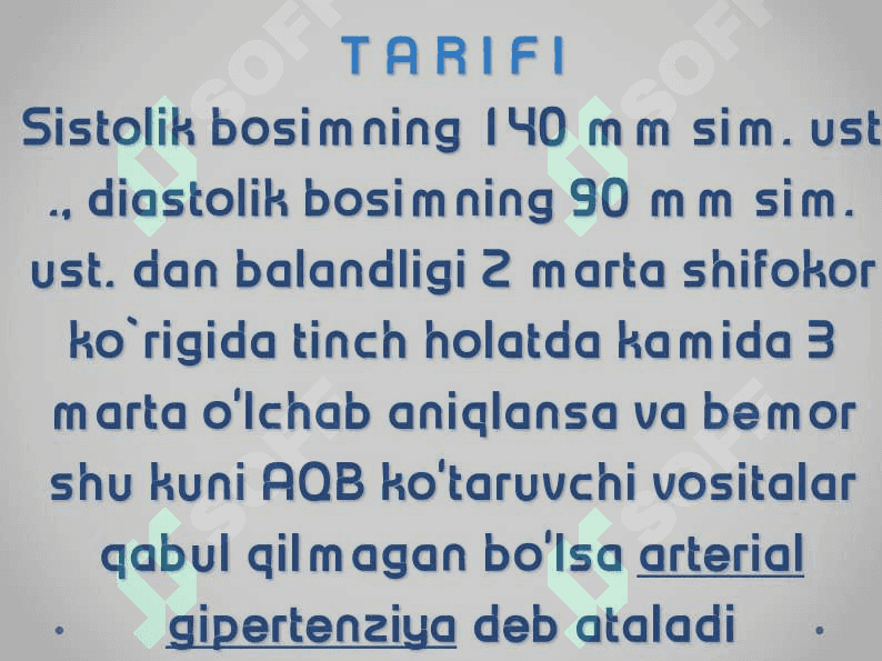 GIPERTONIYA KASALLIGI 2