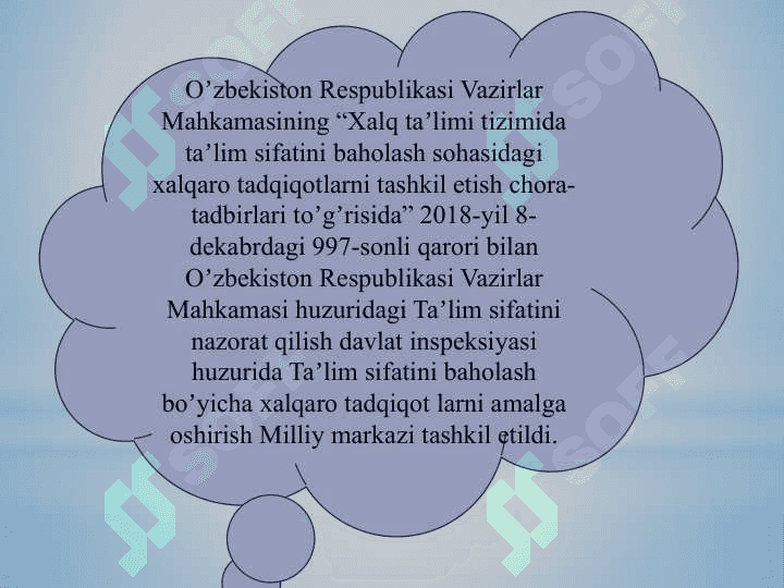 Xalqaro baholash dasturi talablari asosida o`quvchilar kompetentsiyalarini shakllantirish. 3