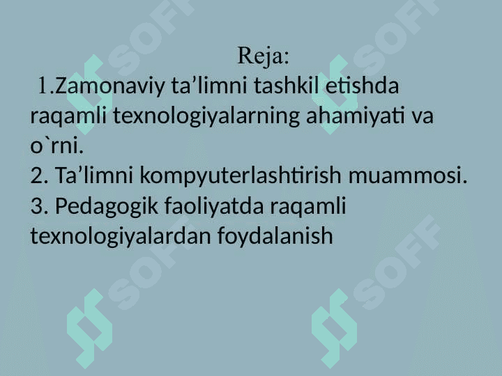 Pedagogik faoliyatda raqamli texnologiyalardan foydalanish 2