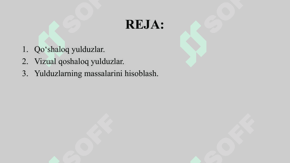 Fizik Qo‘shaloq Yulduzlar va Ularning Turlari 2