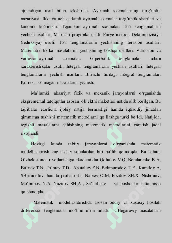 CHIZIQSIZ TENGLAMALAR SISTEMASINI YECHISHNING YUQORI TARTIBLI USULLARI 3