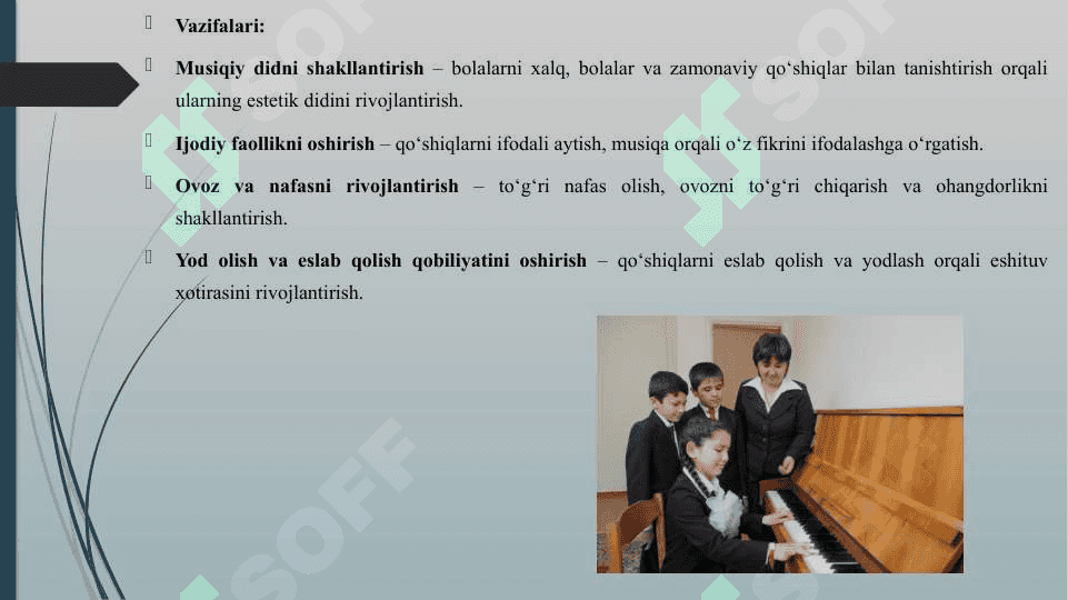 QO'SHIQ AYTISH FAOLIYATLARINING MAQSAD VA VAZIFALARI 4