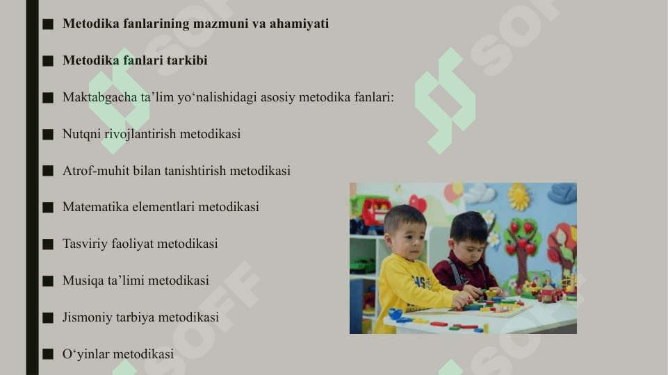 Maktabgacha ta'limda metodika fanlarini o'qitish texnologiyasiga zamonaviy yondashuvlar 8