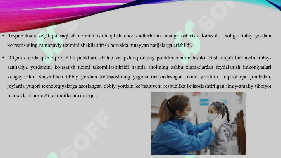 Sog'liqni saqlash tizimi COVID-19 tajribasi va keyingi islohotlar 3
