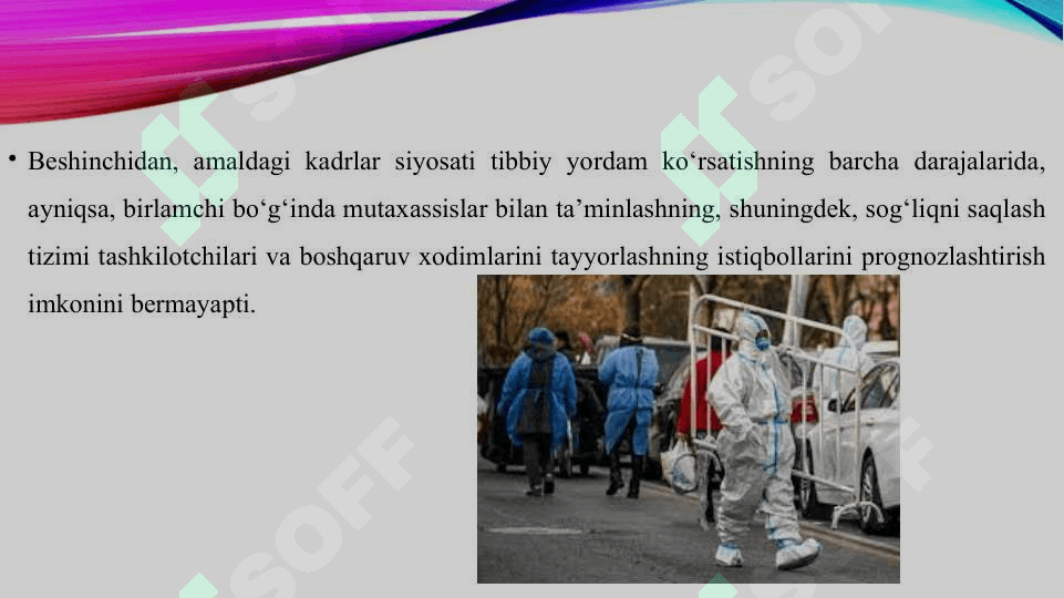 Sog'liqni saqlash tizimi COVID-19 tajribasi va keyingi islohotlar 7