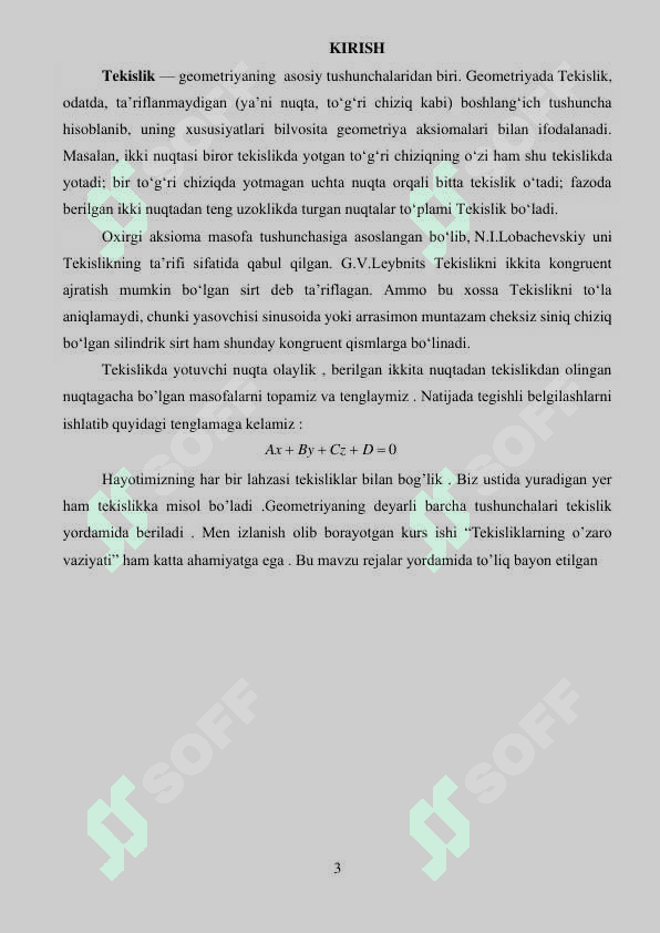 Tekislikda tog’ri chiziq  tenglamalari 2