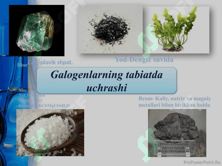 Galogenlar va ularning amaliy ahamiyati 7