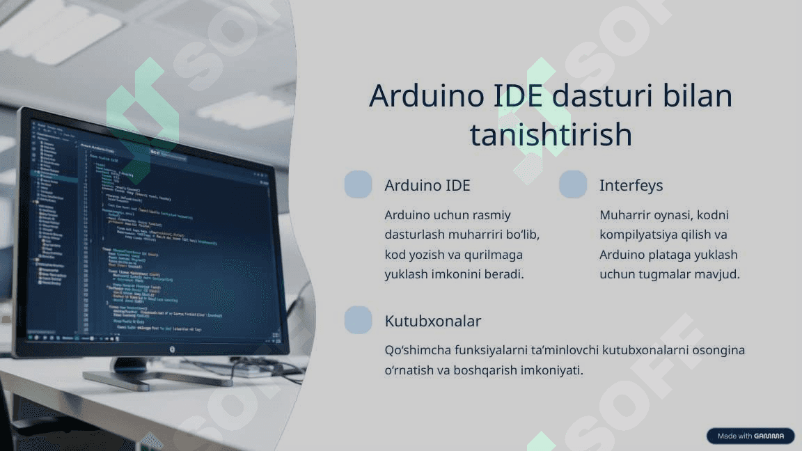Arduino kontrolleri va uning imkoniyatlari 4