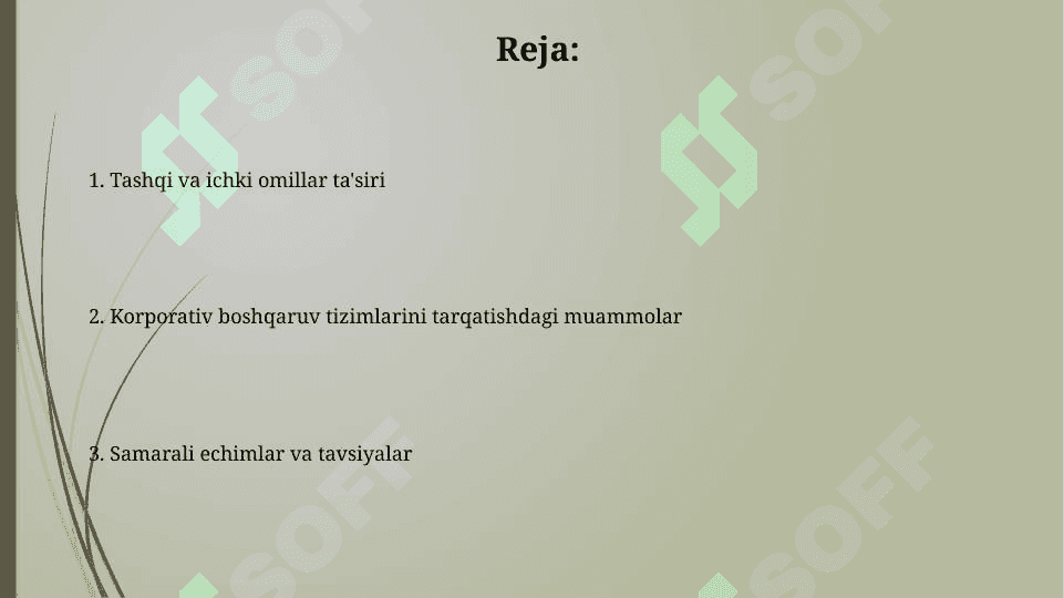 Sanoatda korparativ boshqaruv tizimini keng joriy qilish muammolari 2