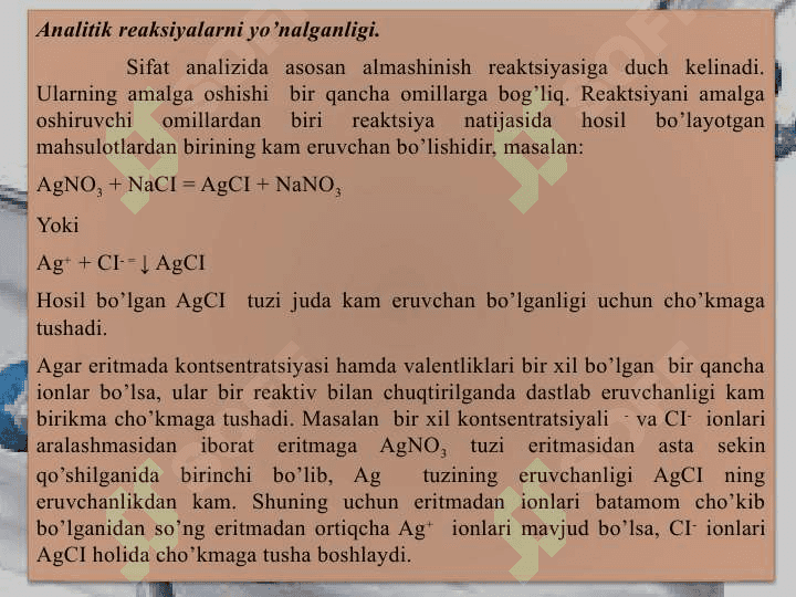 Nikel elementi analitikasi 7