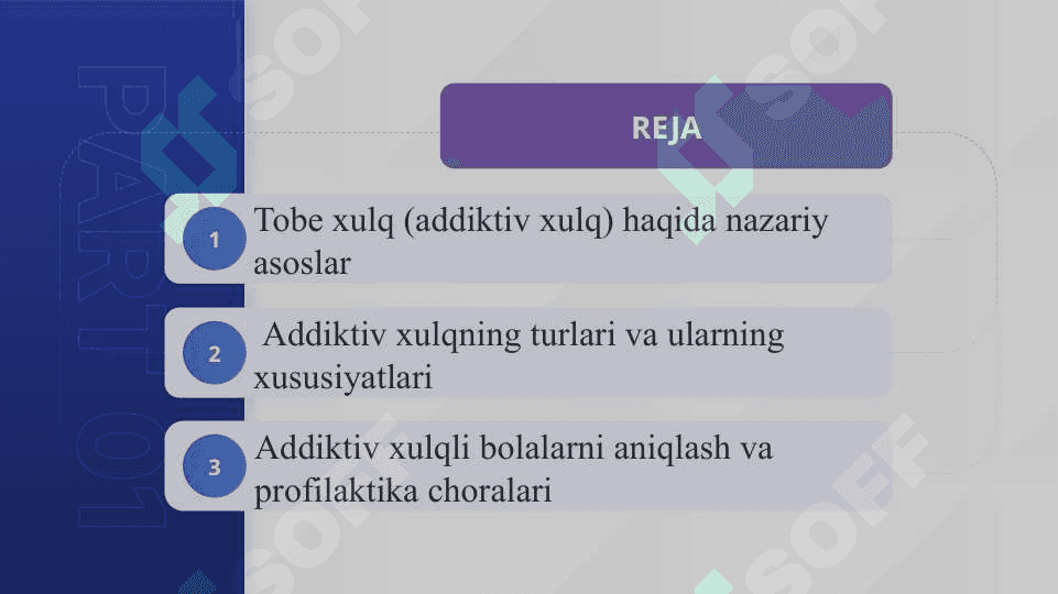 Tobe xulq (addiktiv xulq) tushunchasi va uning turlari slayd 2