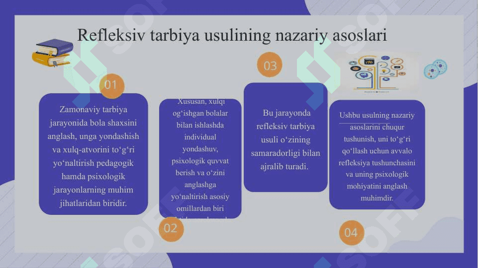 Refleksiv tarbiya usuli va uni xulq ogʻishishini toʻgʻirlashda qoʻllash slayd 4