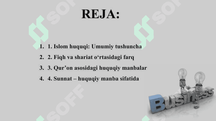 Islom huquqi va figh kanon Qu'on, an'ana va ijmo 3