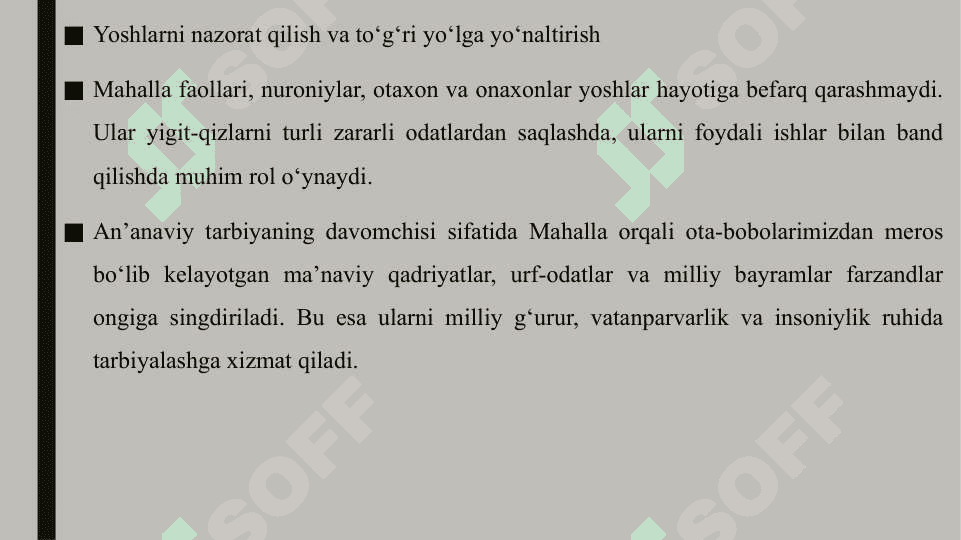 Farzand tarbiyasida mahallaning o'rni 4