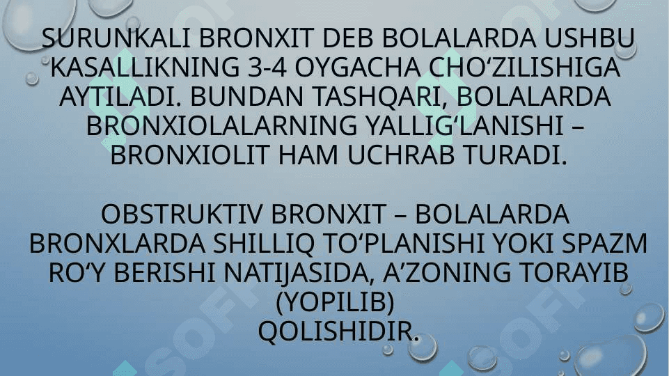 Surunkali obstruktiv bronxit 4