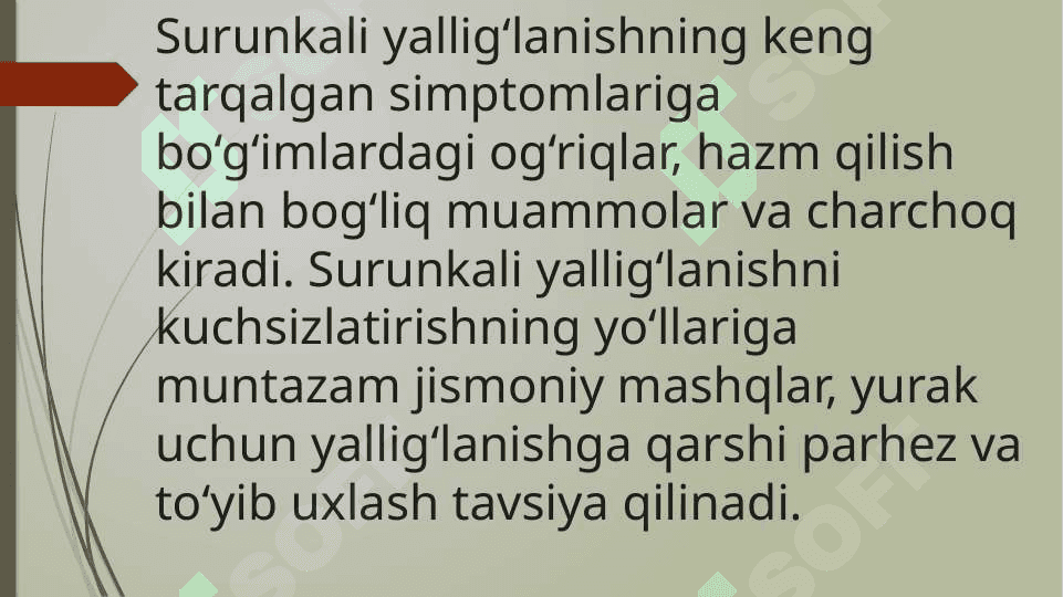Surunkali yallig’lanish 4