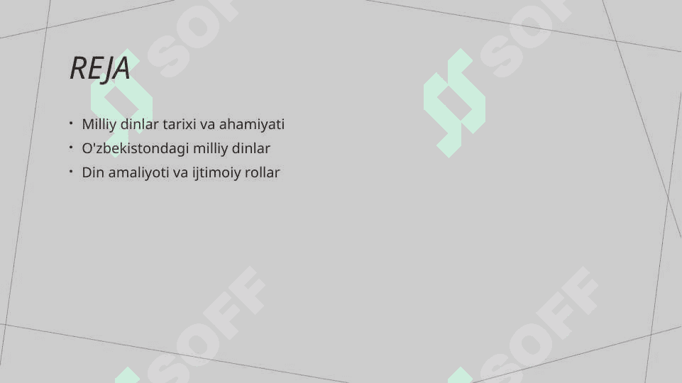 Milliy dinlar 2