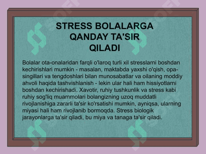 Bolalikdagi stress va uni boshqarish 3