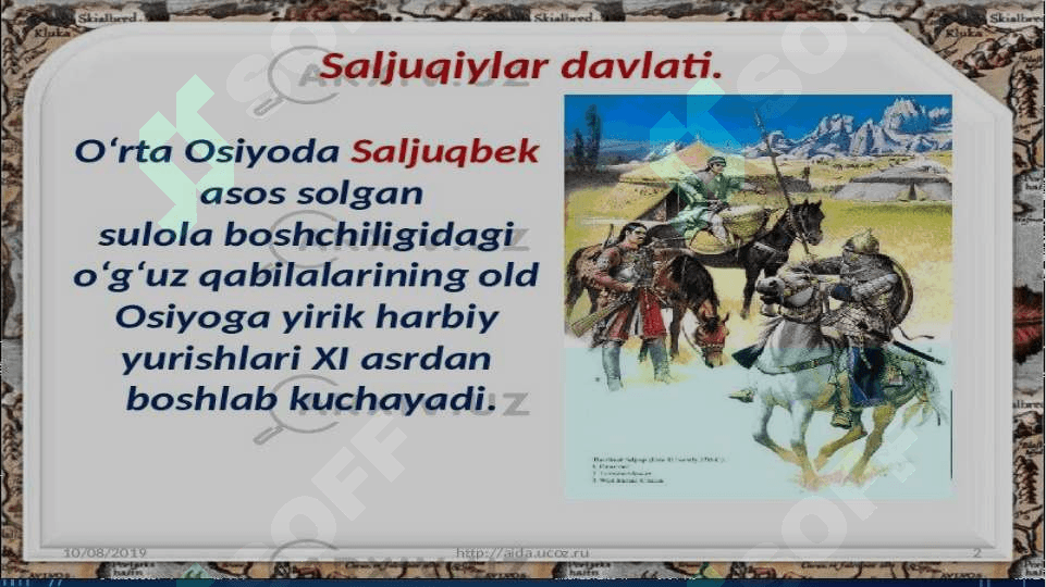 Saljuqiylar davrida movarounnahrdagi ijtimoiy–iqtisodiy munosabatlar 2