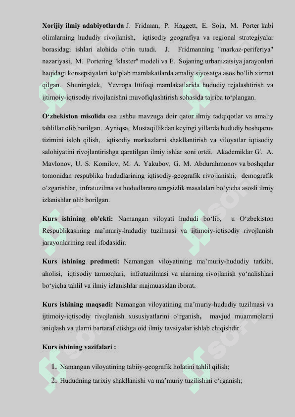 “Ma`muriy-hududiy tarkibi va ijtimoiy-iqtisodiy rivojlanish xususiyatlari. (Namangan viloyati misolida) 3