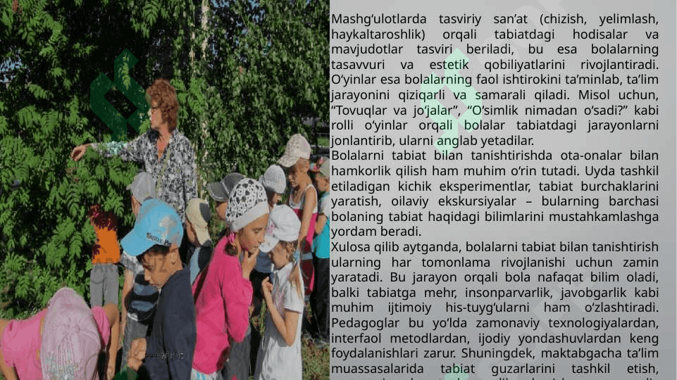 Bolalarni tabiat bilan tanishtirish maqsadi teXnalogyasi va usullari  t.pptx 4