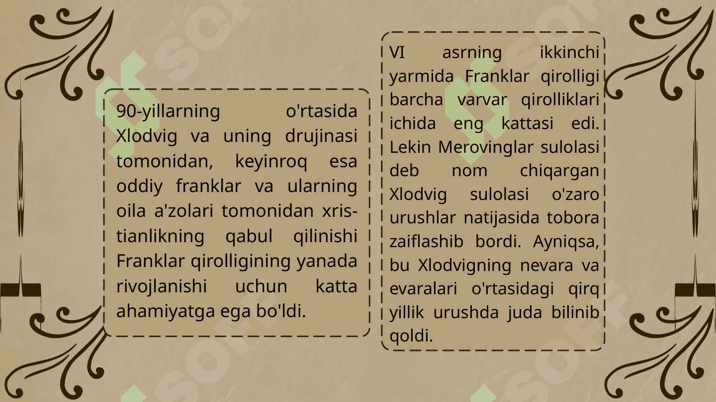 O’rta asrlarda Franklar davlati huquqining asosiy belgilari 3