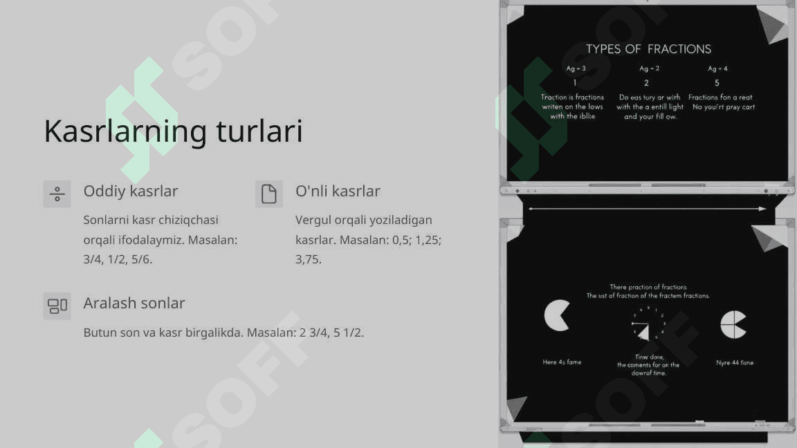 5-sinf Sonlarni bo'lishni kasr ko'rinishida ifodalash 3