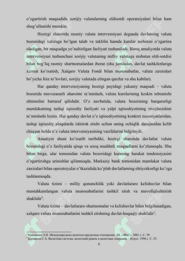 Valyuta munosabatlari tushunchasi, ularning shakllari va asosiy.docx 8