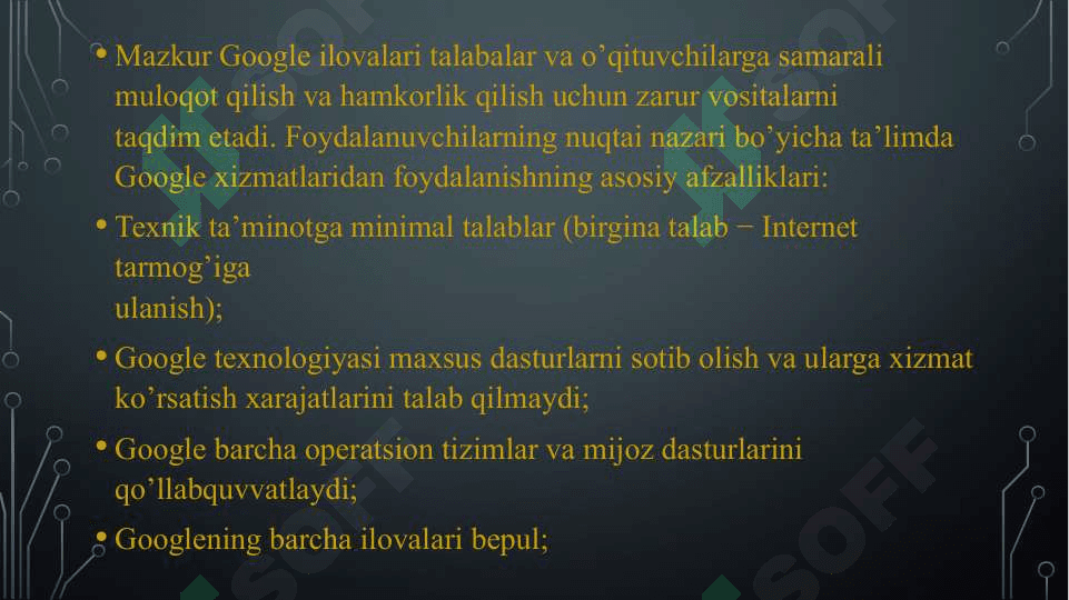 Google Clasroomda online kurs yaratish va talabalarni ulash. 4