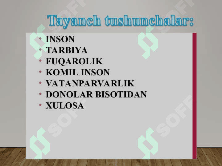Fuqarolik tarbiyasi. Fuqarolik tarbiyasining mazmun mohiyati 3