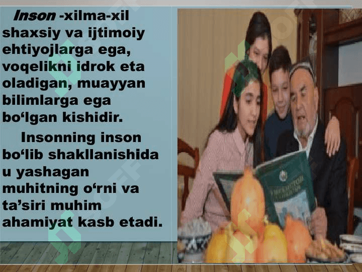 Fuqarolik tarbiyasi. Fuqarolik tarbiyasining mazmun mohiyati 4