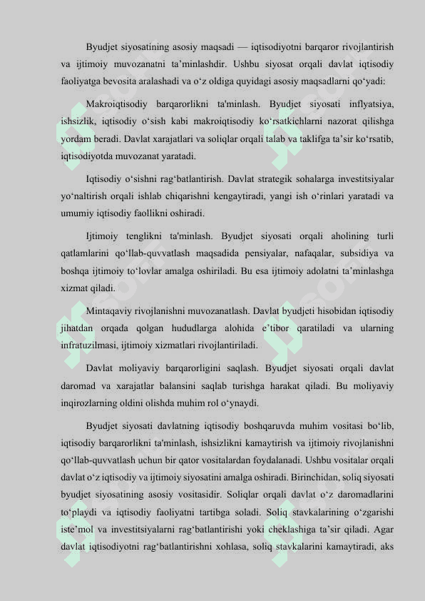 Byudjet siyosati 2