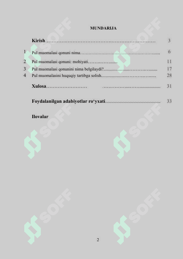 Pul muomalasi qonuni va uning amal qilishi.docx 2