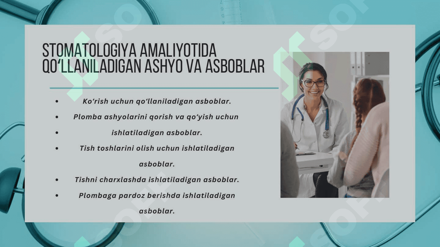 Stomatologik asboblar 2
