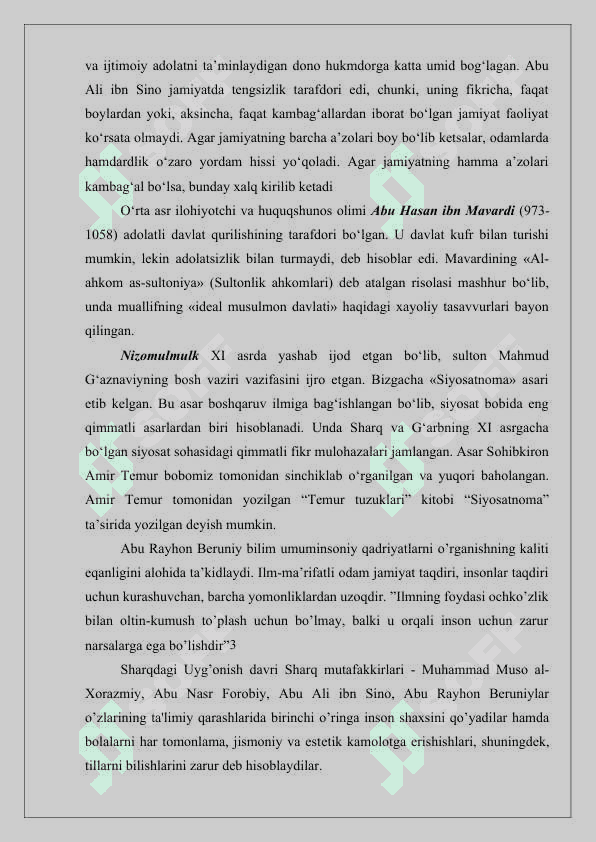 HUQUQIY TARBIYANI AMALGA OSHIRISHDA SHARQ 6