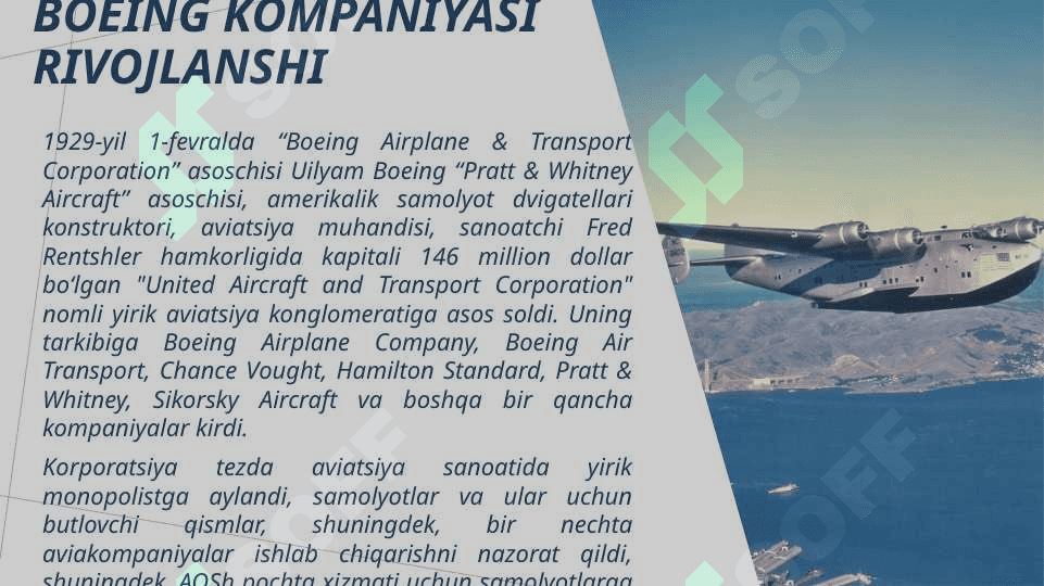“BOEING” TRANSMILLIY KOMPANIYASI 8