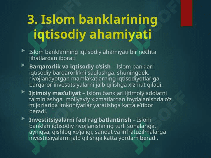 Islom banklari faoliyatining iqtisodiy mohiyati va ahamiyati 8
