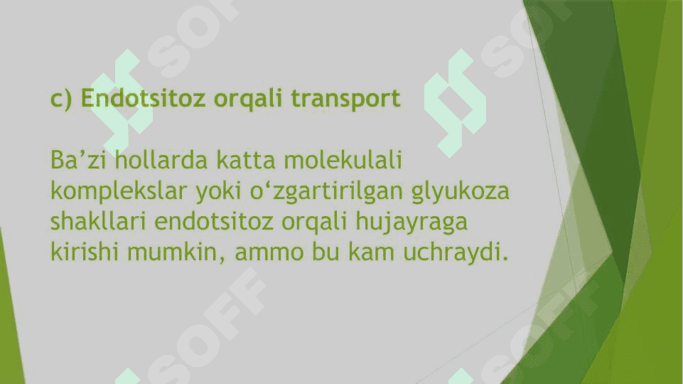 Glyukoza tashuvchilarining turlari. spetsifligi, tuzilishi va klinik ahamiyati 8