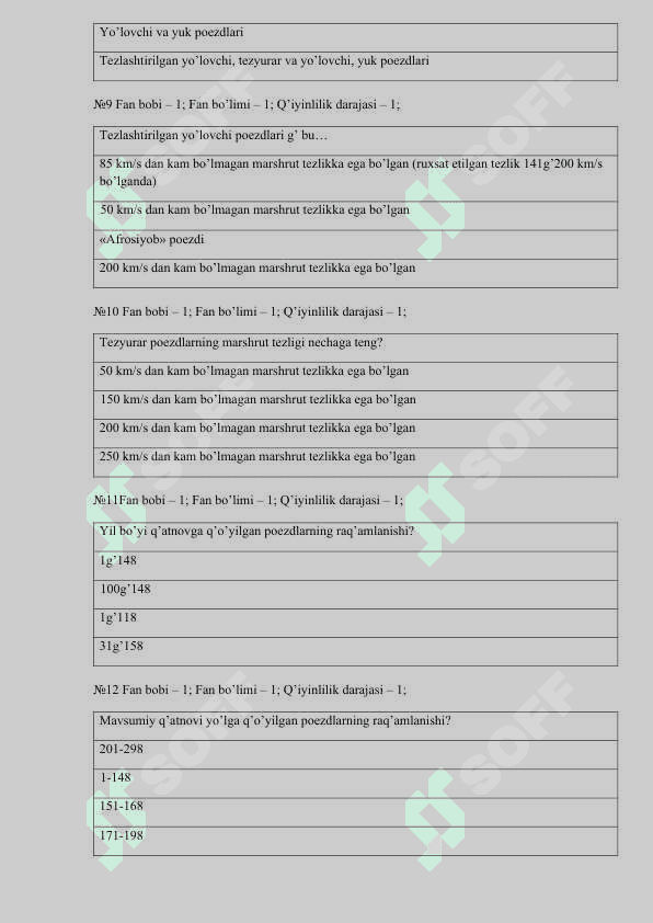 Yo‘lovchi tashish ishlarini tashkil etish va boshqarish 3