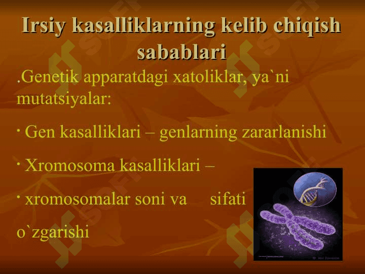 IRSIY KASALLIKLAR VA ULARNING OLDINI OLISH 3