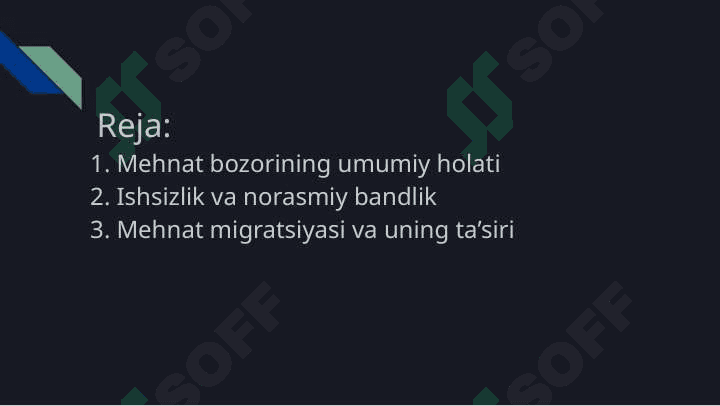 Oʻzbekiston respublikasi mehnat bozoring oʻziga hos hususiyatlari 2